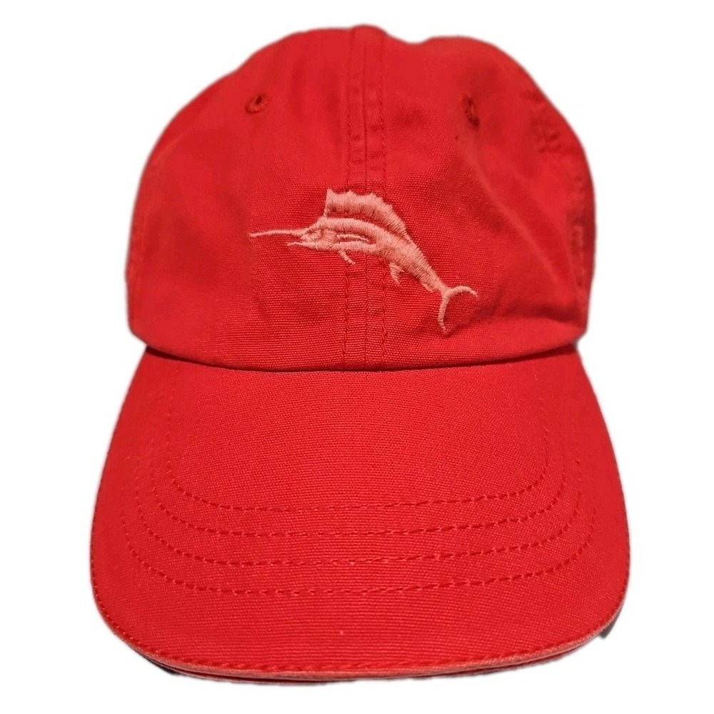 Tommy Bahama The Marlin Hat Men 100% Cotton Twill Embroidered Cap‎